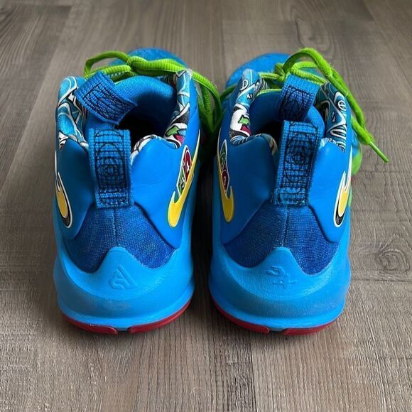 Nike Zoom Freak 3 NRG UNO Blue Green Athletic Shoes Sneakers Men’s 8.5 - Picture 3 of 12